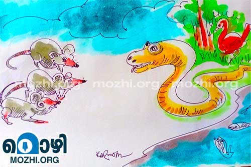 snake and the animals in the forest story